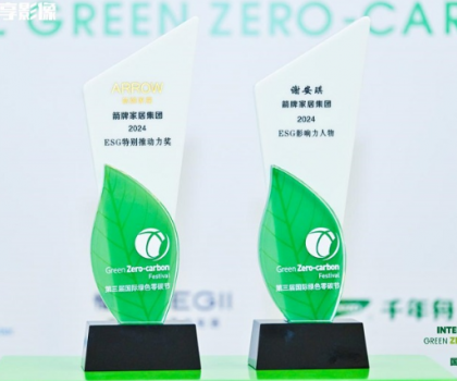 2024國際綠色零碳節(jié)在京舉辦 箭牌家居集團(tuán)斬獲雙料獎項(xiàng)